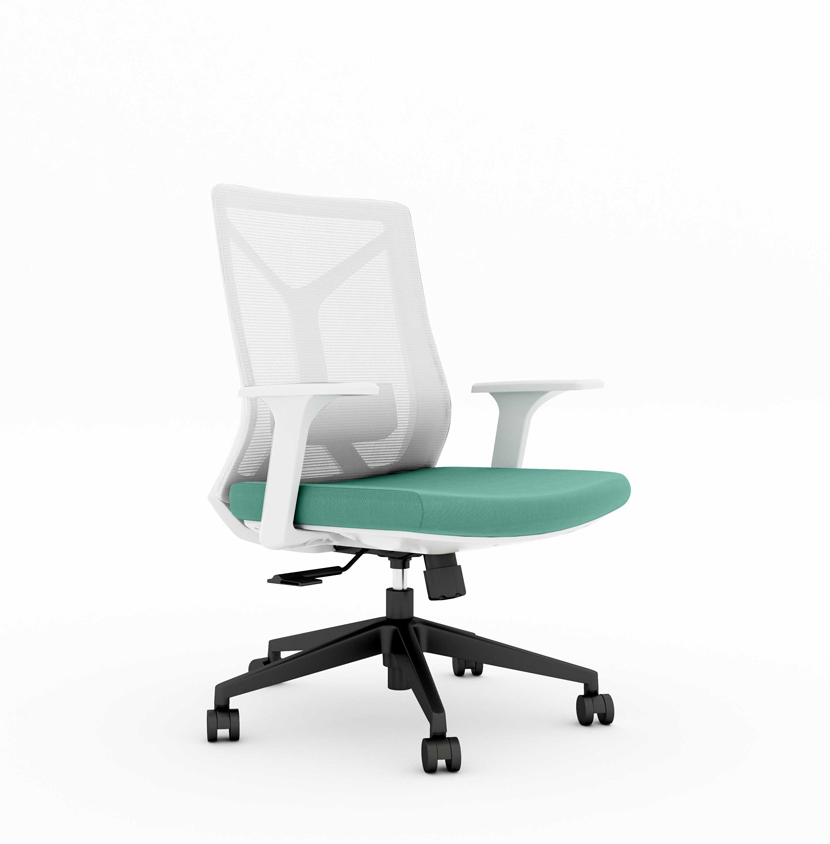 辦公職員椅:P-GB58-1白 辦公職員椅:P-GB58-1白